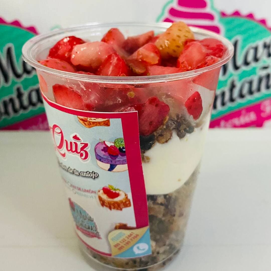 Mostachón de Fresas Individual