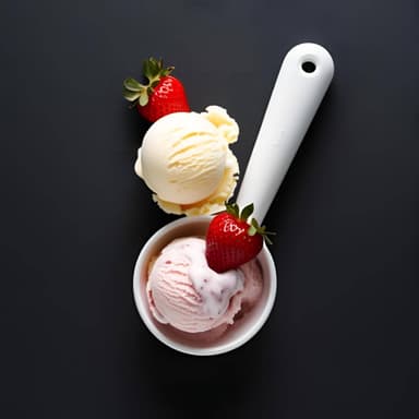 HELADO DE VAINILLA & FRESA (COPA)