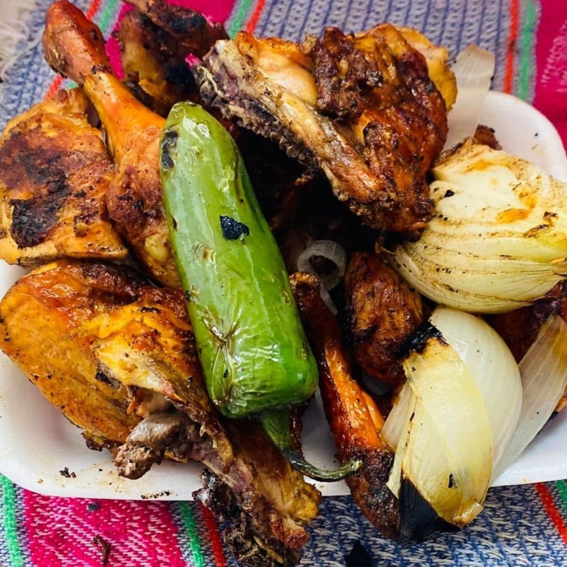 1/2 Pollo Asado al Carbón