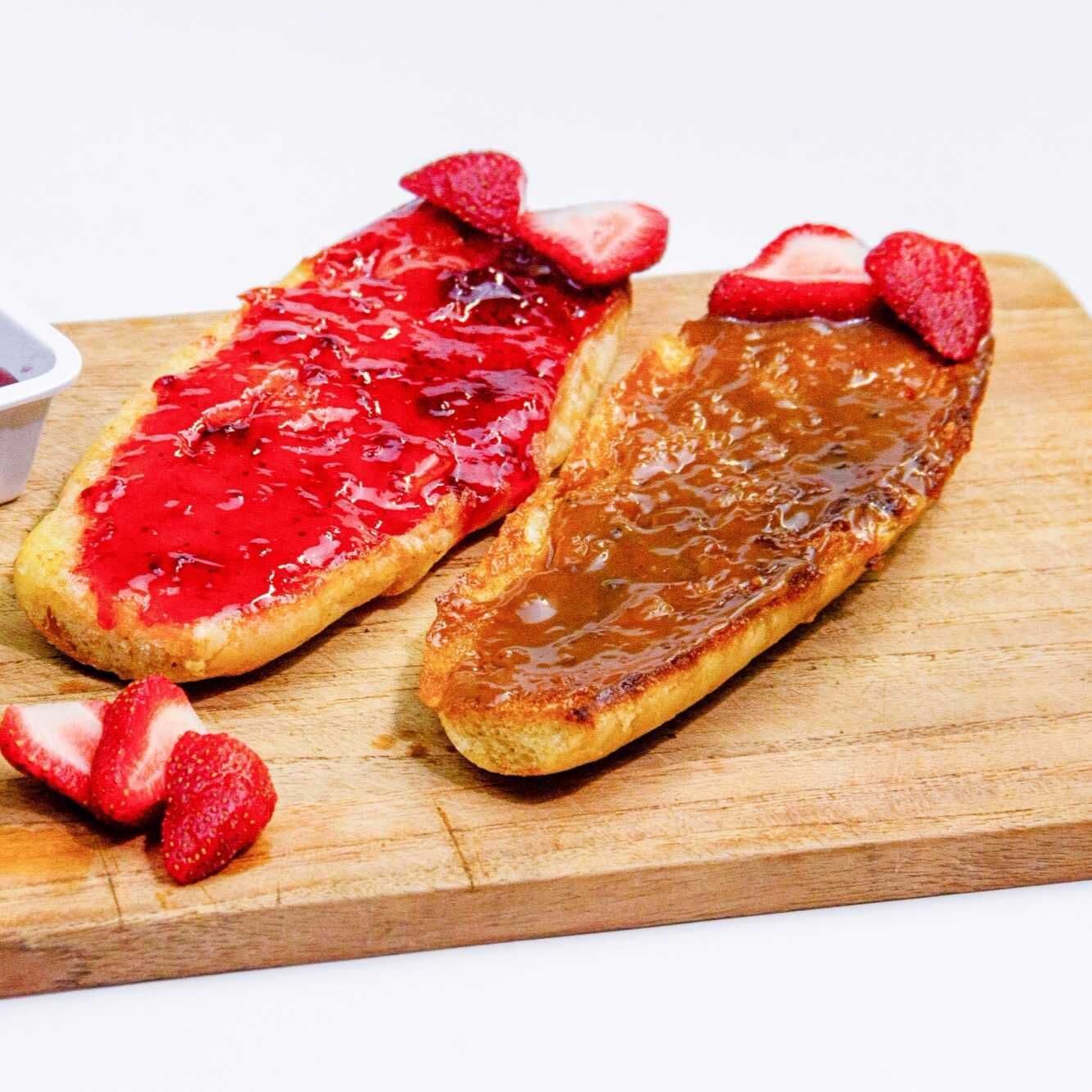 Molletes Nutella ó Cajeta