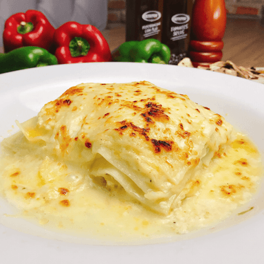 Lasagna 3 Quesos Champiñón