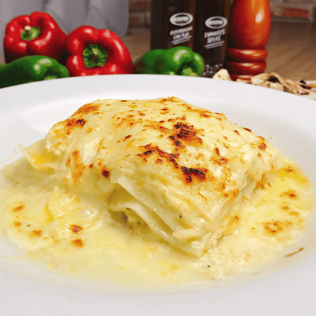 Lasagna 3 Quesos Champiñón