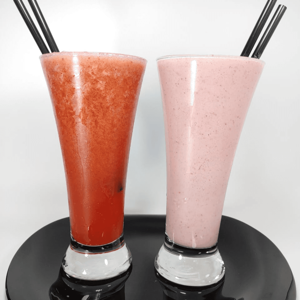 Jugo natural en Leche