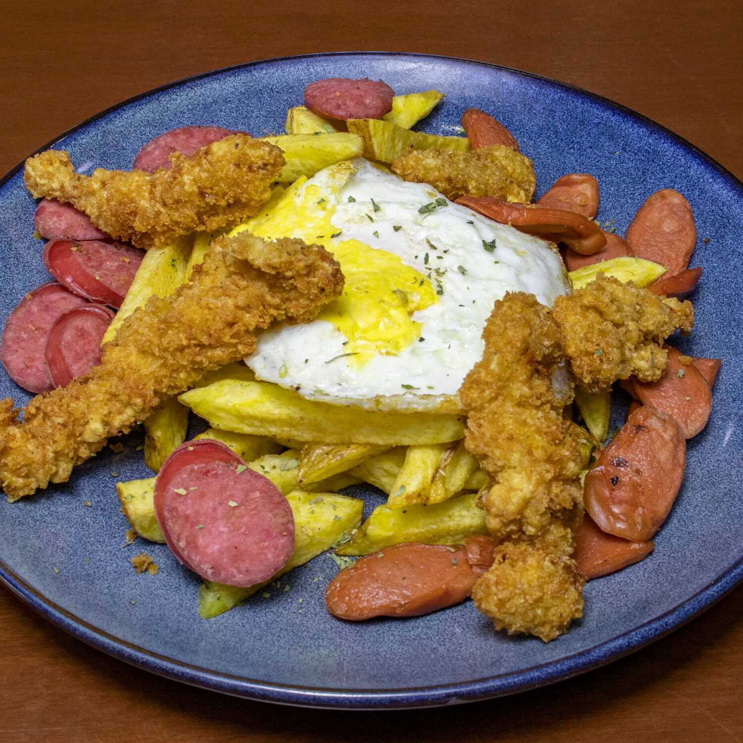 Salchipapa Especial