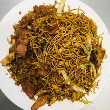 Arroz Cantonés mista  Suey Seco