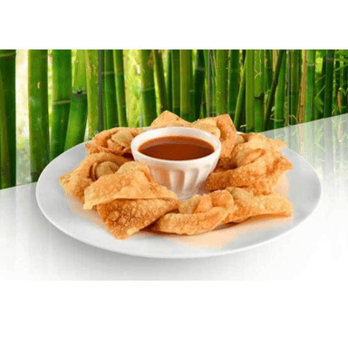 wantan relleno de pollo