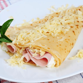 Crepa de Jamón y Queso
