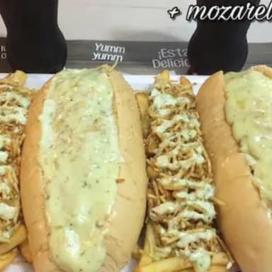 2 Perros Gratinados+2 Francesas