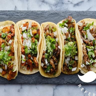 Taco Combinado con Queso