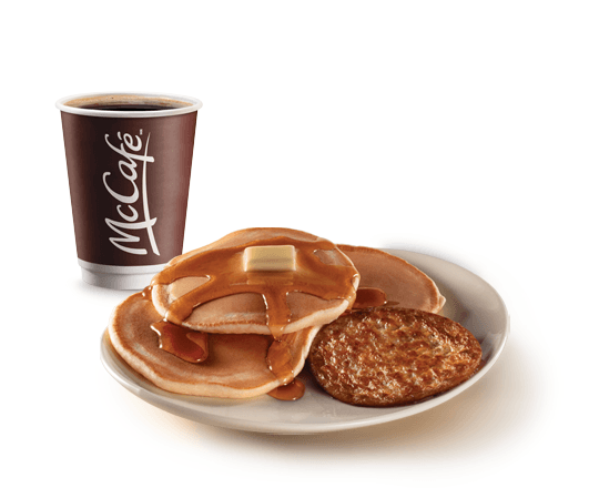 McTrío Hot Cakes con Salchicha
