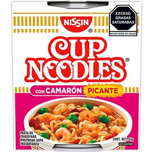 SOPA NISSIN CAMARON PICANTE 64 G