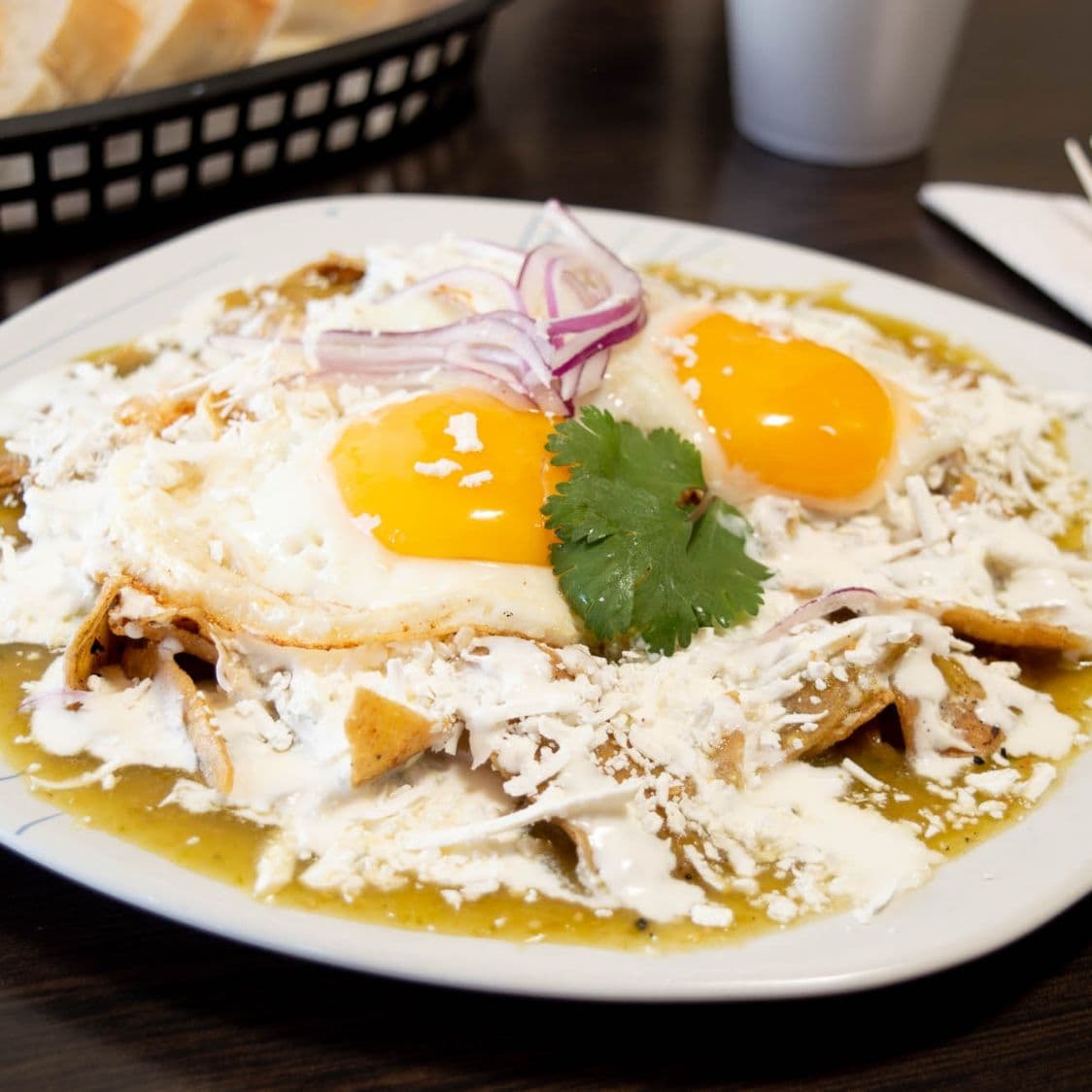 Chilaquiles Verdes Huevo (2 Piezas)