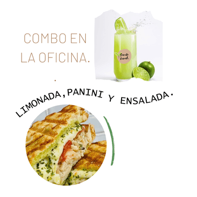 Panini Chicken Pesto + Limonada