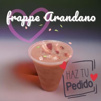 Frappe de Arandano con chamoy