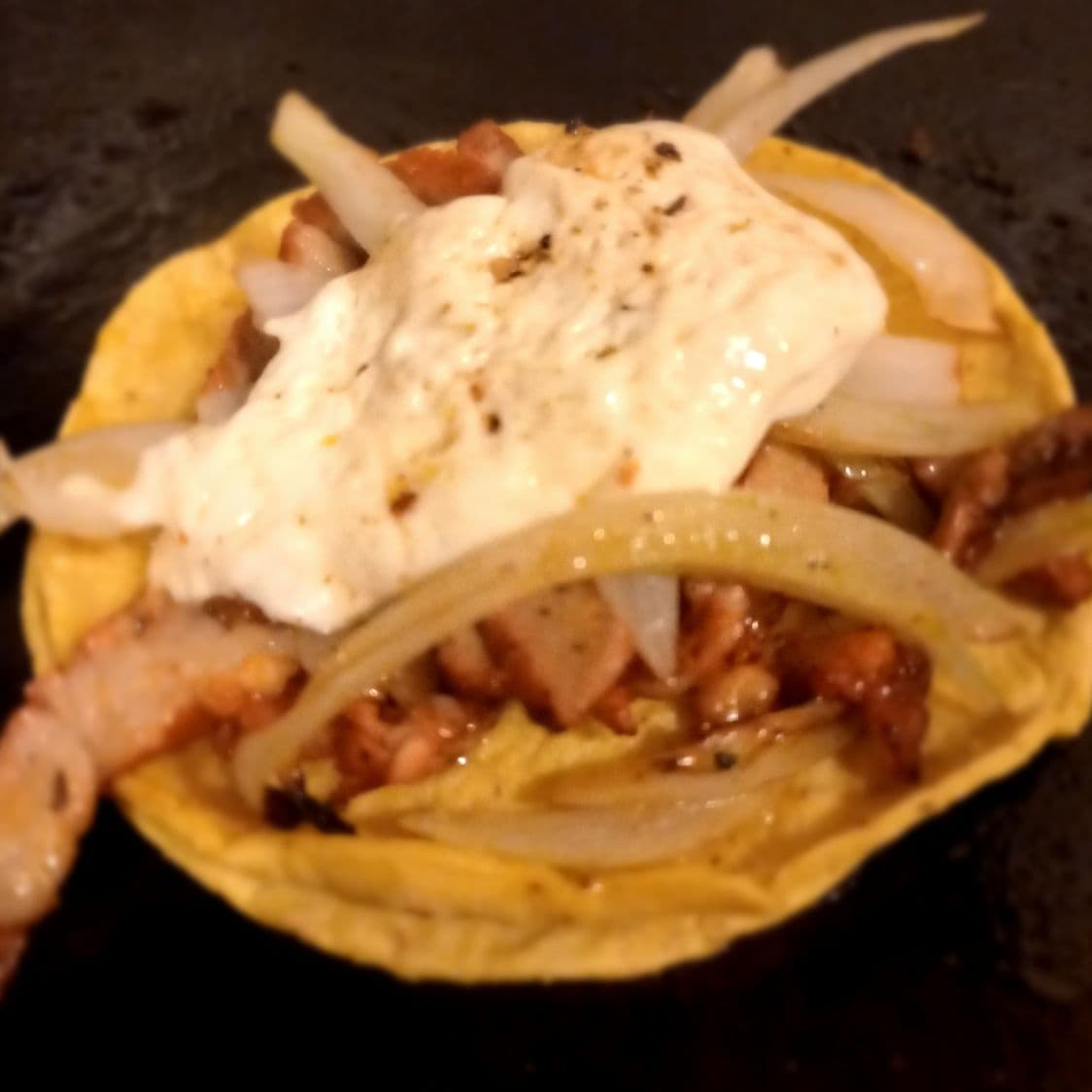 Taco al Pastor con Queso