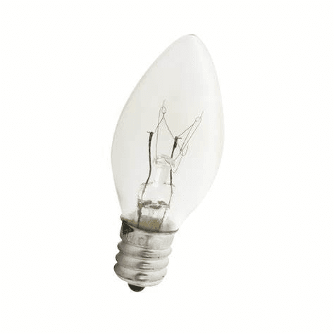 Mini Lampara Transparen Volteck 7.5W Incandescente