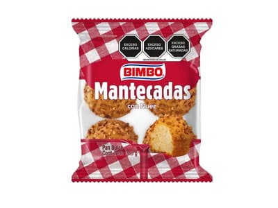 BIMBO MANTECADAS NUEZ 184.5 G