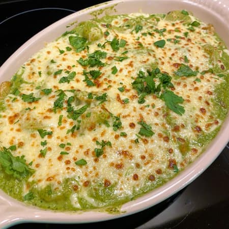 Camarones al Gratín Poblano