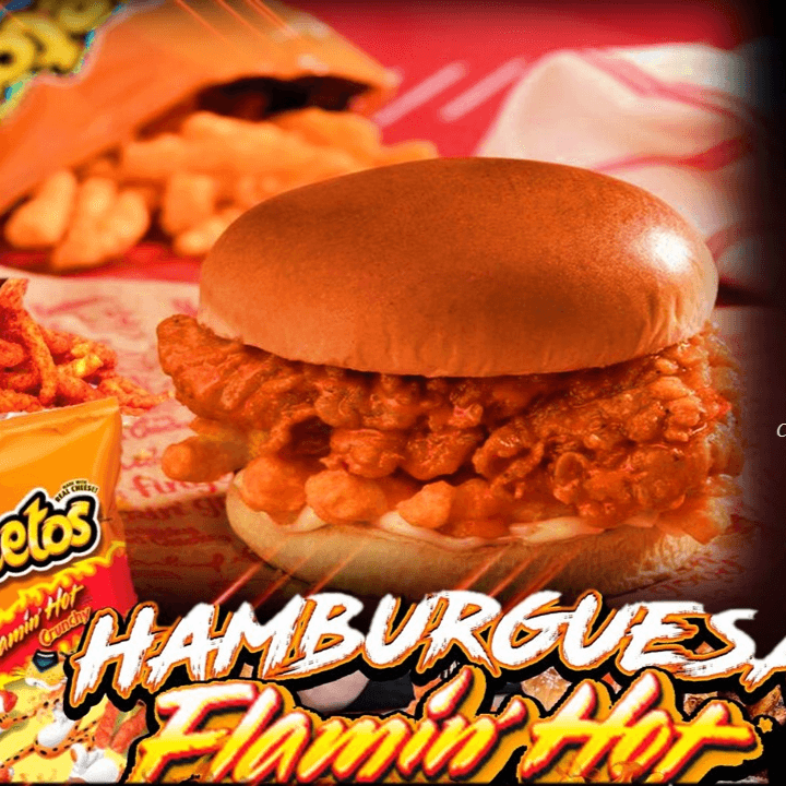 hamburguesa Cheetos - chiken bufalo