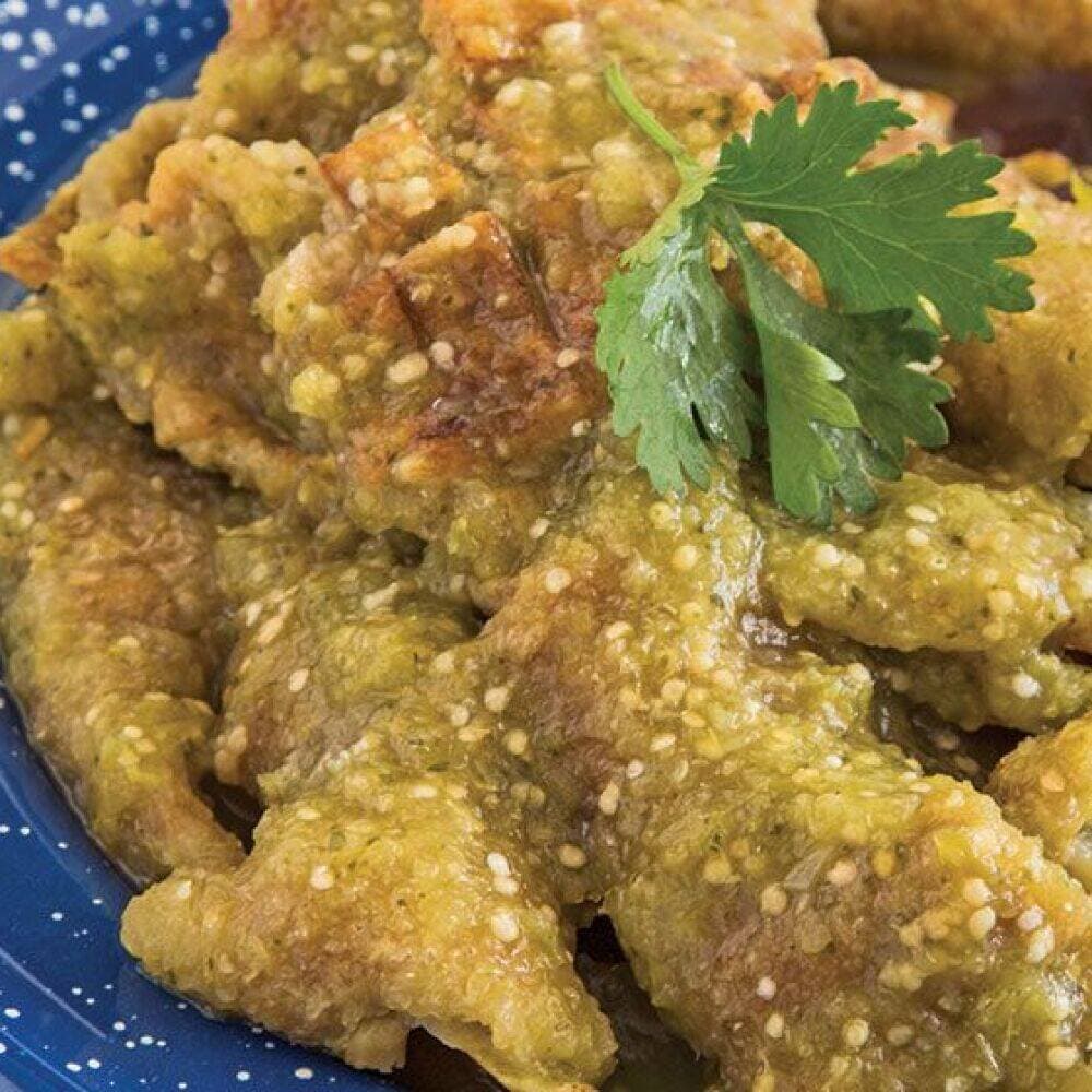 chicharron en salsa verde