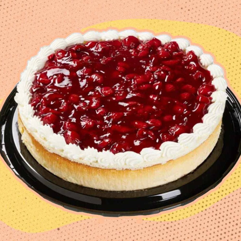 Rebanada de Cheesecake de Frambuesa