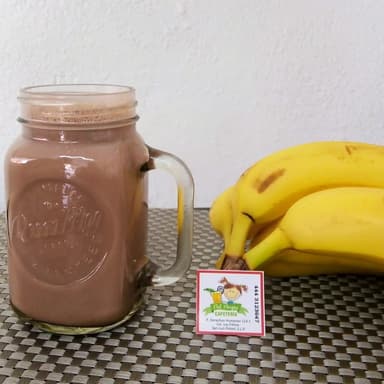 Licuado de Chocolate y Plátano