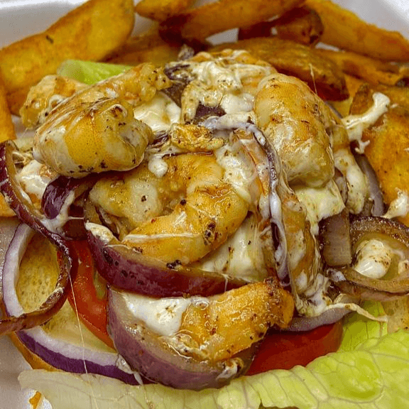Hamburguesa de Camarón