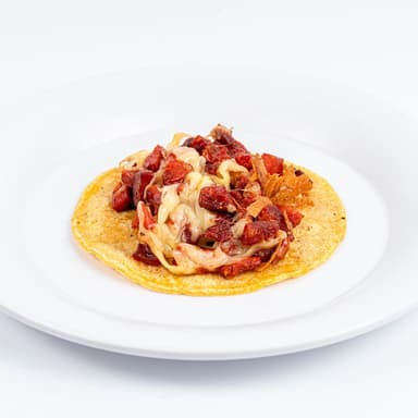 Taco De Chorizo Con Queso