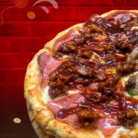 Pizza Pollo Bbq M