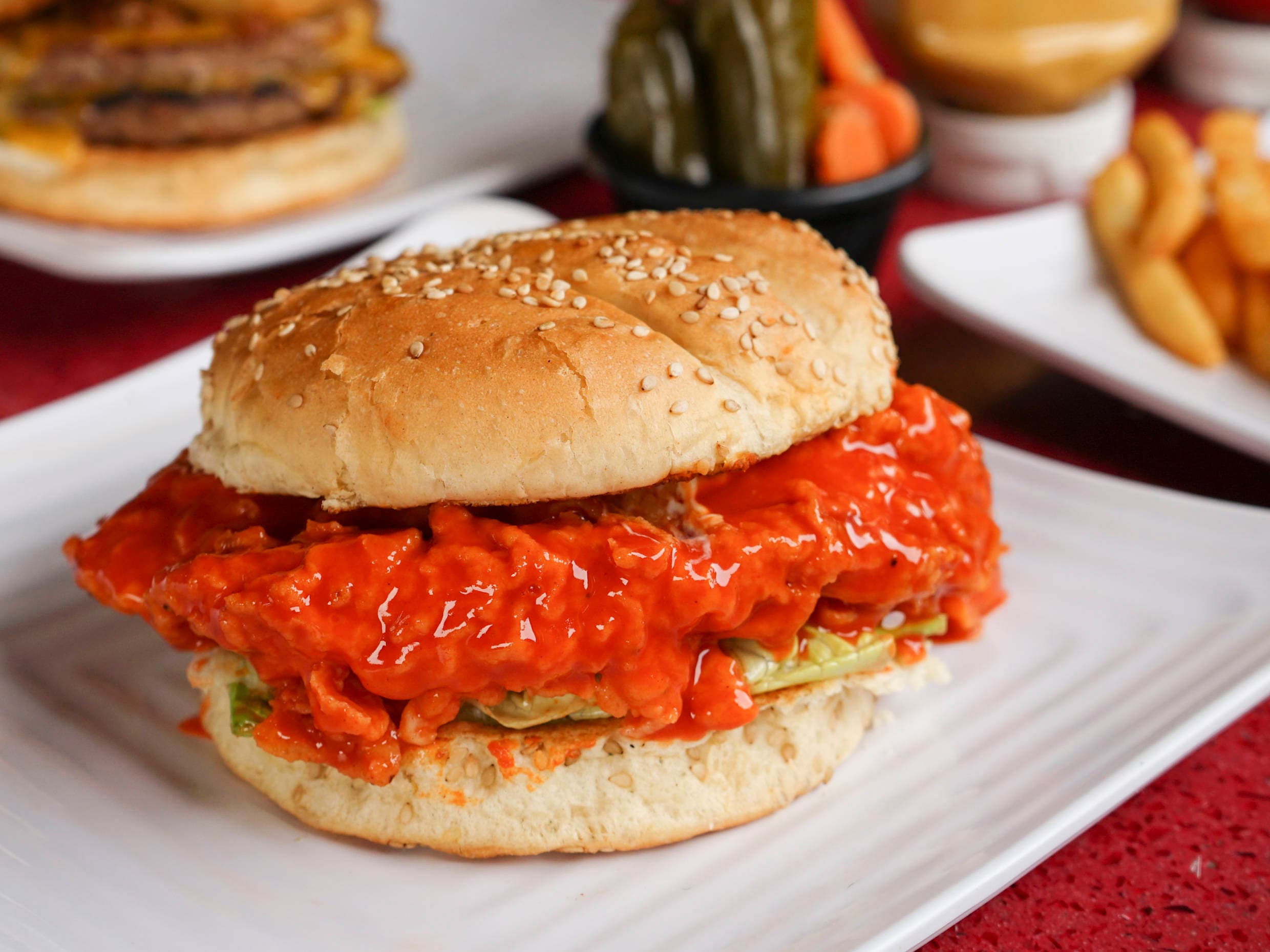 Buffalo Chicken Burger