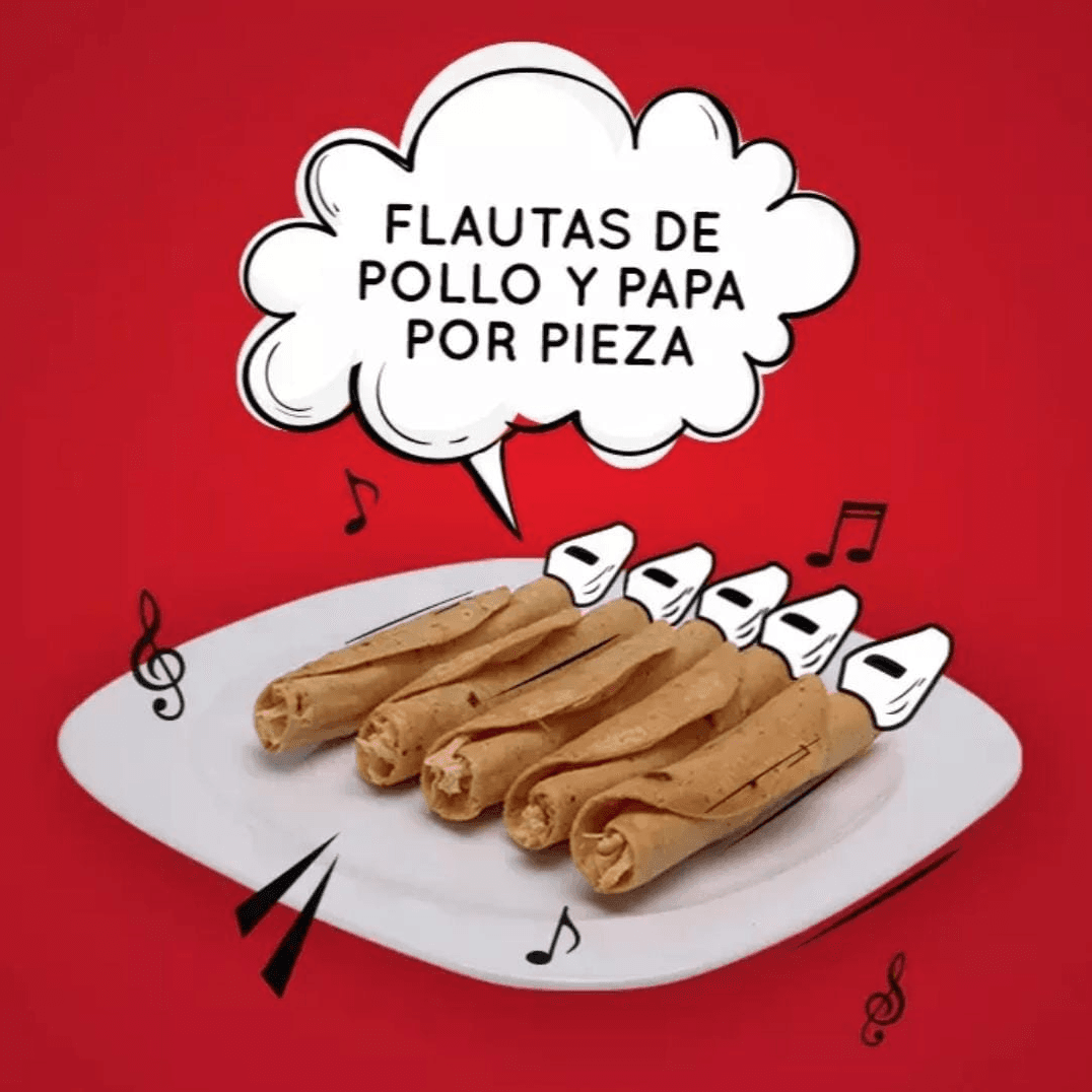 Flauta por pieza