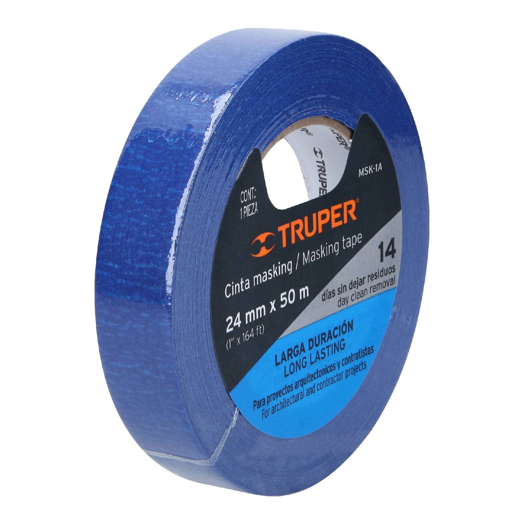 CINTA MASKING AZUL 18MMX50MT MSK-3/4A TRUPER