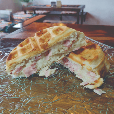 W Relleno Jamón y Queso