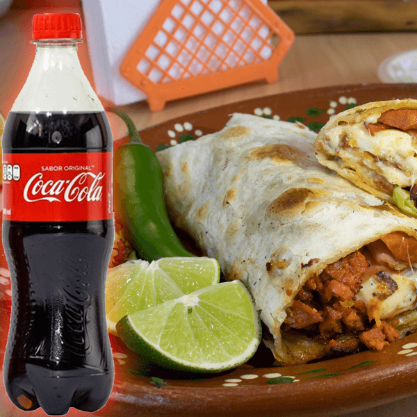 Combo de 2 Burritos y 2 COCA-COLA