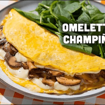 Omelette Champiñon y Queso