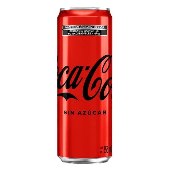 COCA COLA SIN AZUCAR 355ML LATA