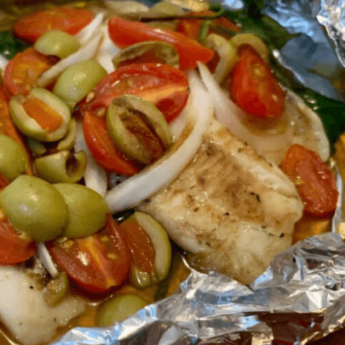 Filete Empapelado con Camarón