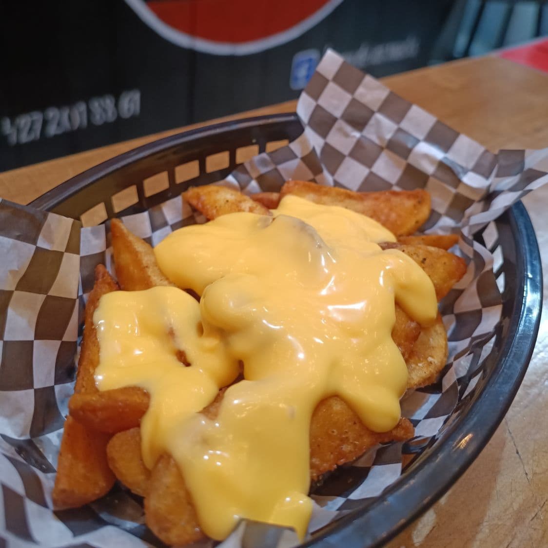 Papas gajo con queso