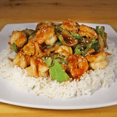 Teriyaki Camarón Grande