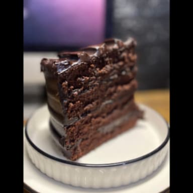 Pastel chocolate + gelatina