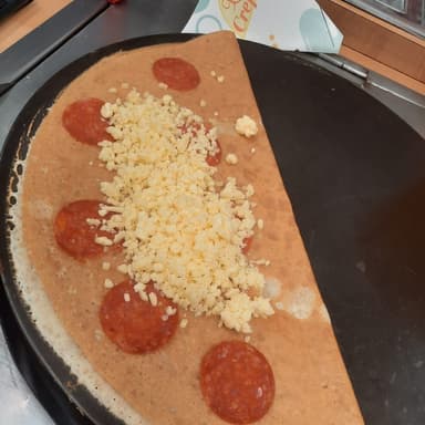 Crepa de Pepperoni y Manchego