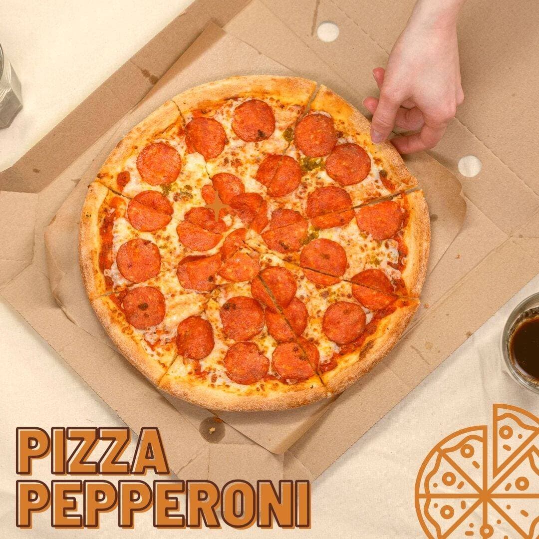 Pizza Grande Pepperoni con Queso