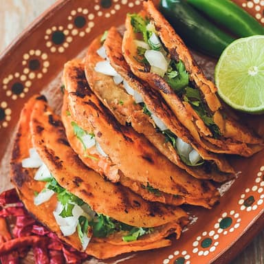 5 tacos duros + consomé