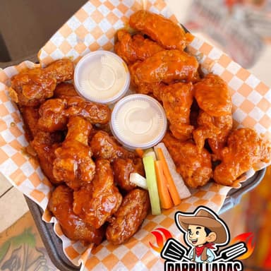 Alitas Hot BBQ