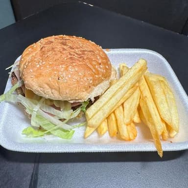Hamburguesa con Papas