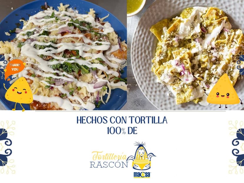 Chilaquiles Tortilleria Rascon