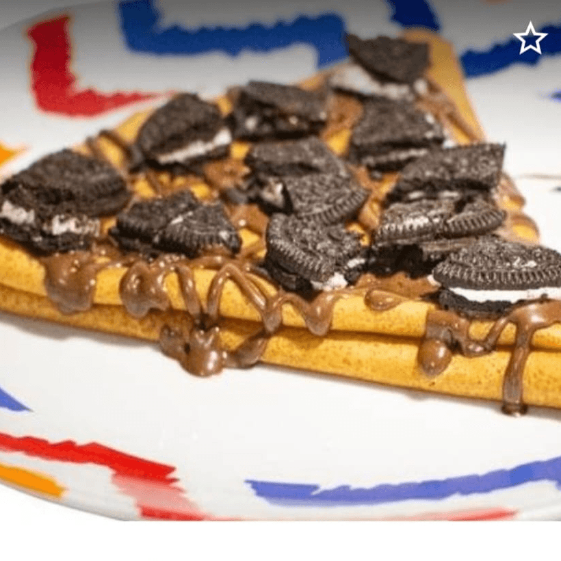 Crepa de oreo con nutella