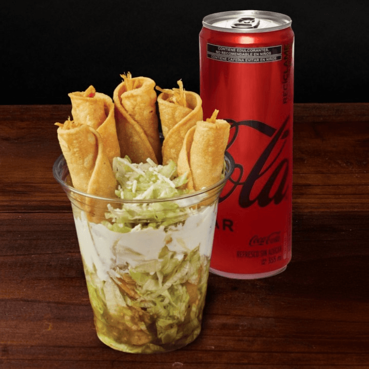 Combo 06 | Flautas Preparadas + Refresco