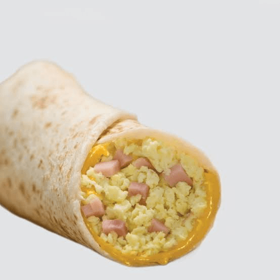 Burrito de Huevo con Jamón