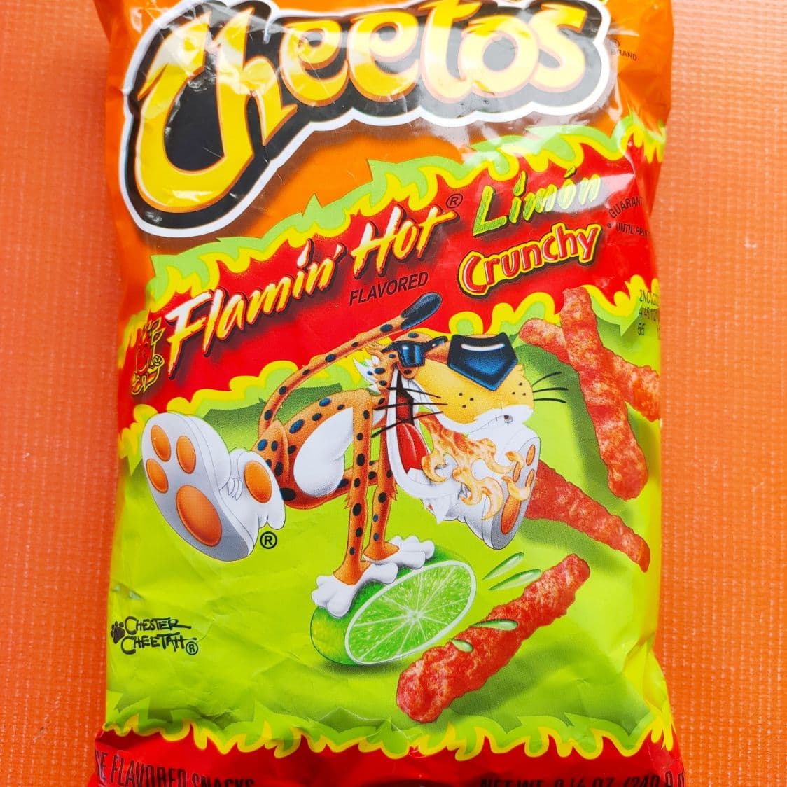 Cheetos Flamin Hot Crunchy Limón 240